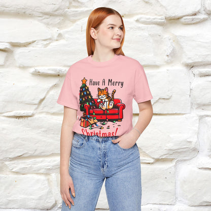 "Have A Merry..." |Funny Cat  T-Shirt | Nunu&Miao Studio