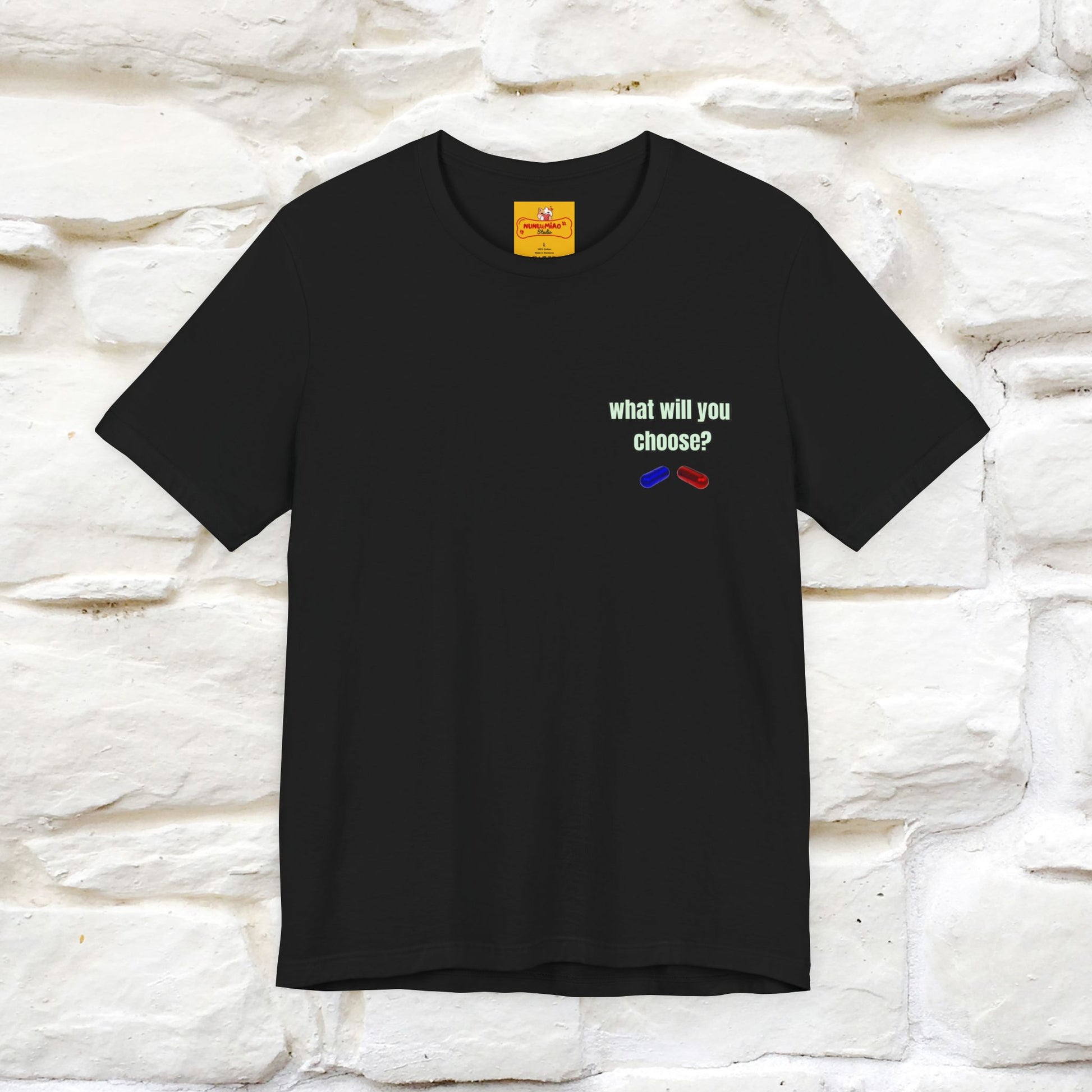 The Catrix: What Will You Choose?  | Cat T-Shirt |Nunu&Miao Studio - Nunu&Miao Studio
