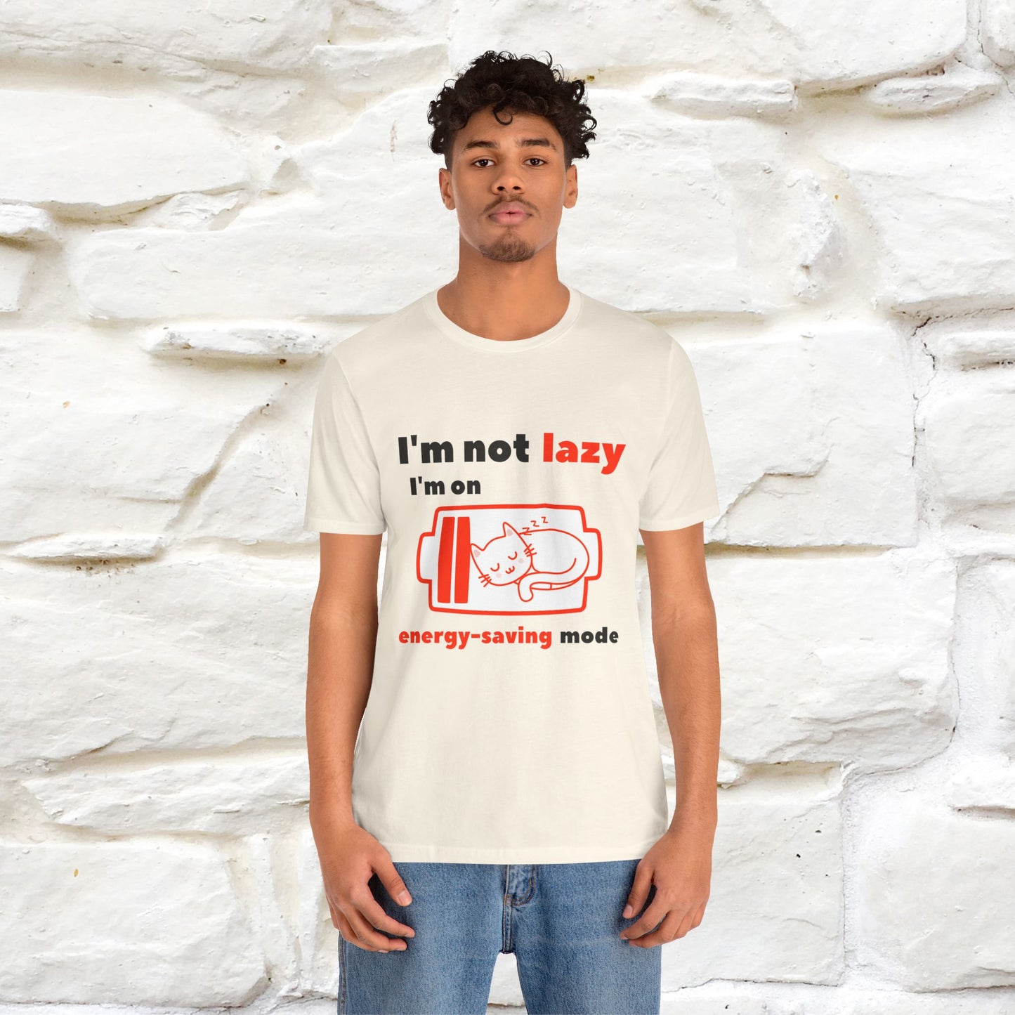 ''I am Not Lazy...'' Cat T-Shirt | Nunu&Miao Studio - Nunu&Miao Studio