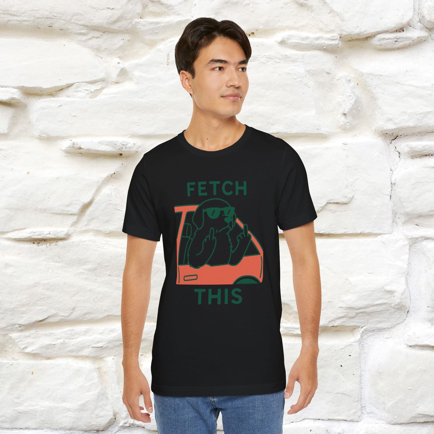 "Fetch This" Funny Dog T-shirt |Nunu&Miao Studio - Nunu&Miao Studio