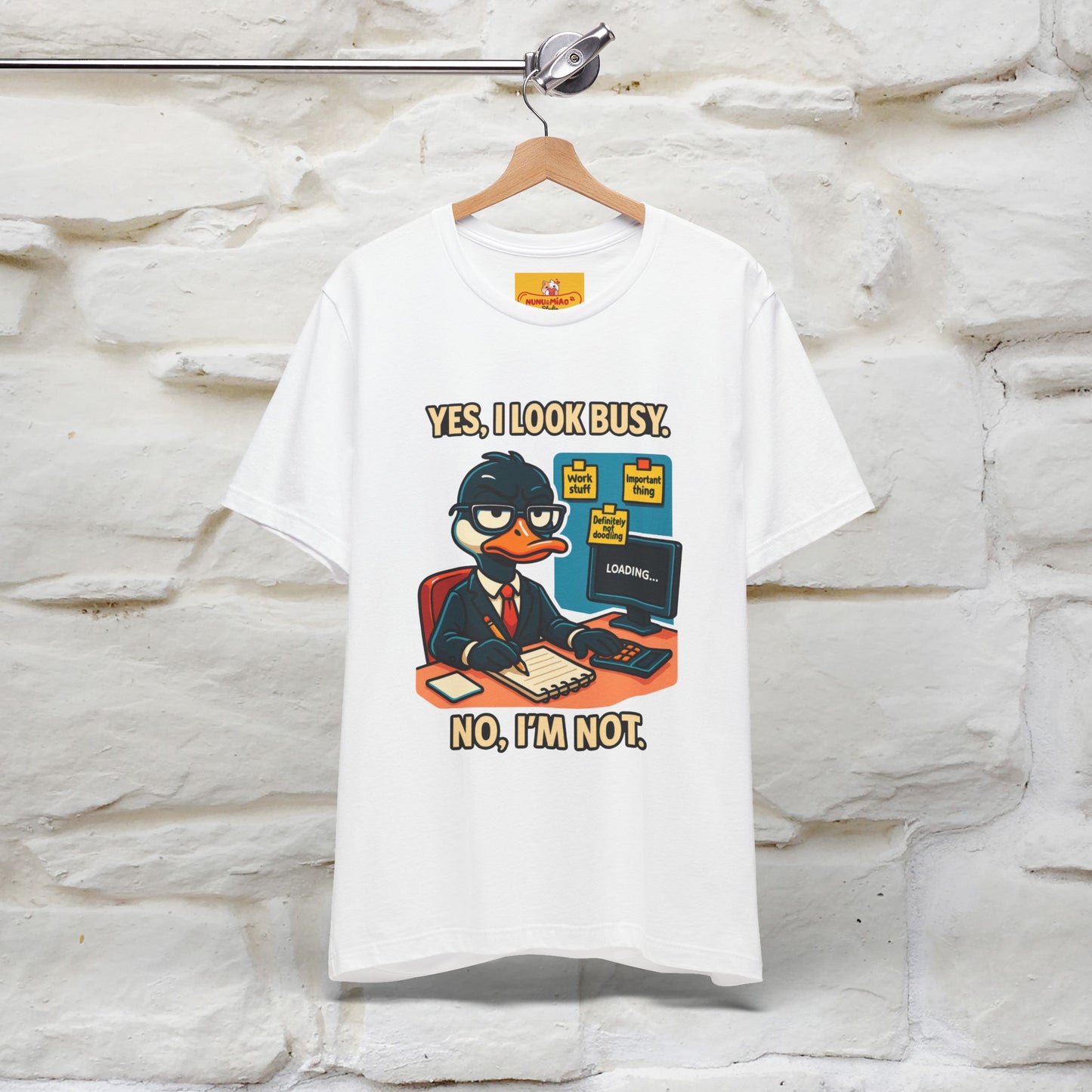 ''Yes, I Look Busy. No I'm Not.''|  Sarcastic Cat T-Shirt | Nunu&Miao Studio