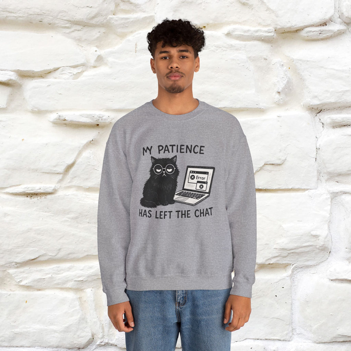 ''My Patience Has Left ...'' | Cute Cat Sweatshirt | Nunu&Miao Studio
