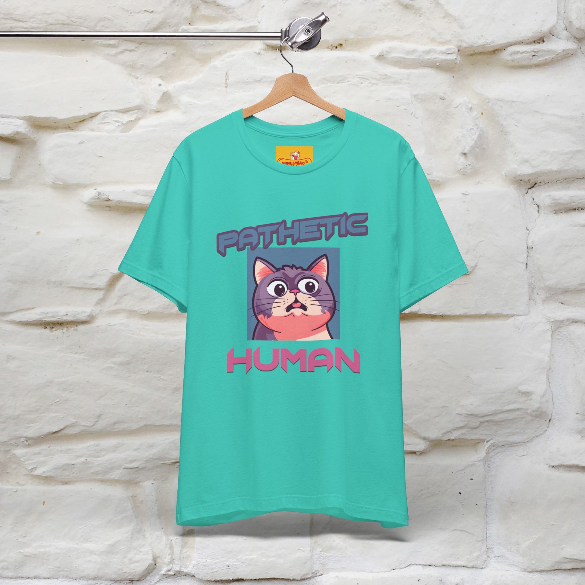 ''Pathetic Human'' | Funny Cat T-Shirt | Nunu&Miao Studio - Nunu&Miao Studio