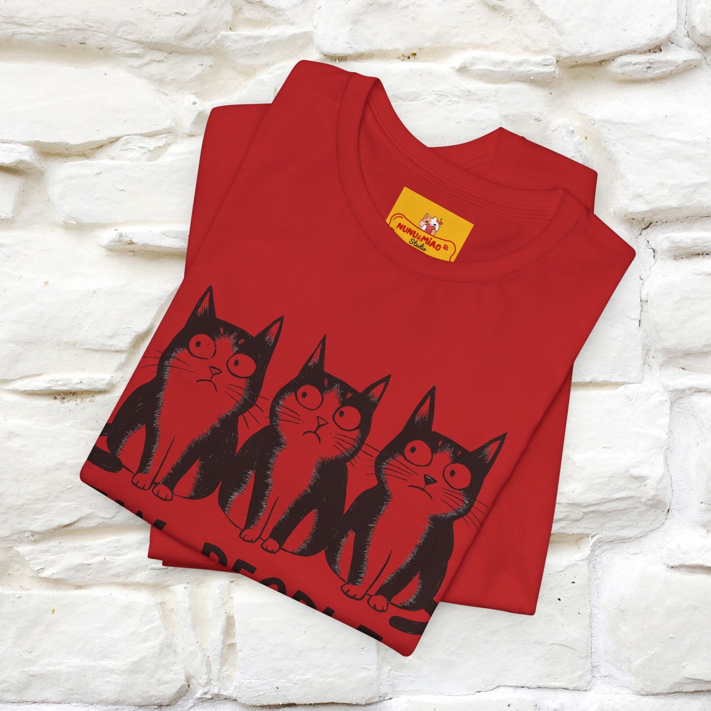 Ew, People | Funny Cat T-Shirt | Nunu&Miao Studio - Nunu&Miao Studio