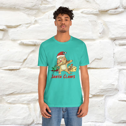 "Santa Claws" |Funny Cat T-Shirt | Nunu&Miao Studio