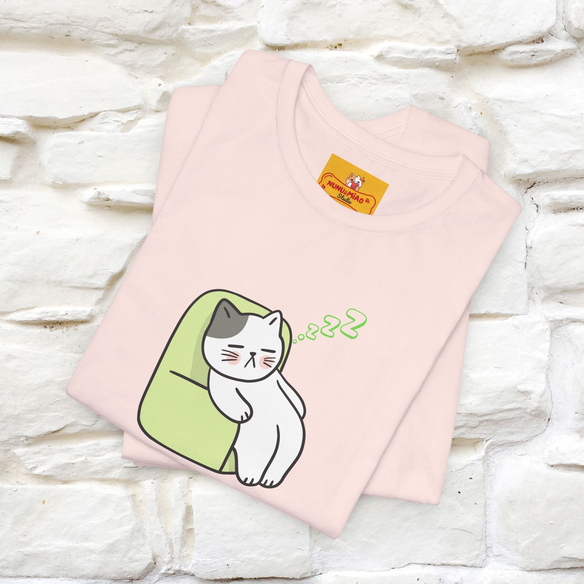 "Keep going… the couch isn’t going to nap on itself." Cat T-Shirt| Front & Back Design | Nunu&Miao Studio - Nunu&Miao Studio