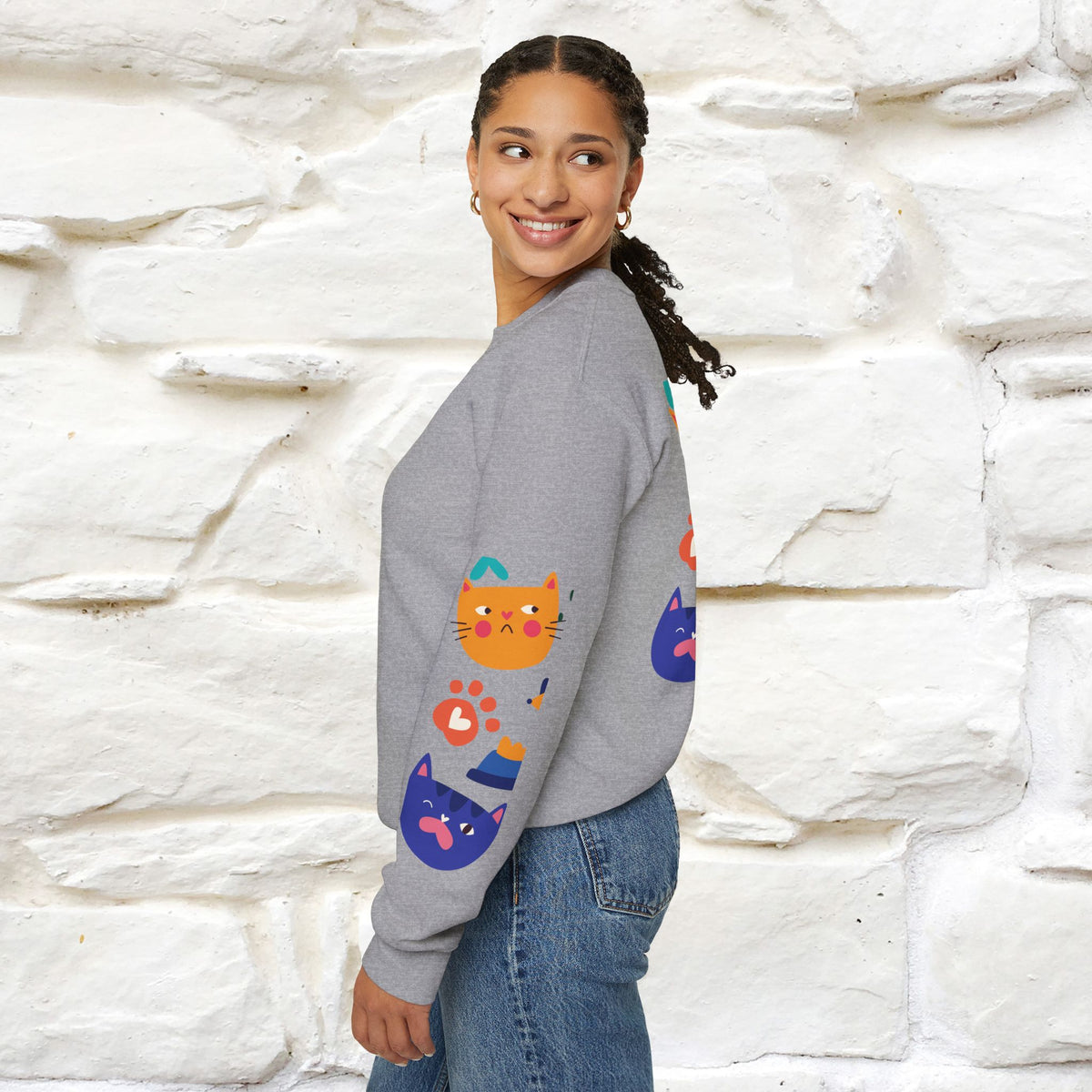 ''Catnaval'' |Cat Sweatshirt | Nunu&Miao Studio