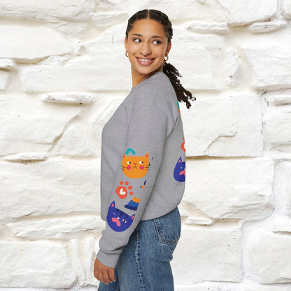 ''Catnaval'' |Cat Sweatshirt | Nunu&Miao Studio