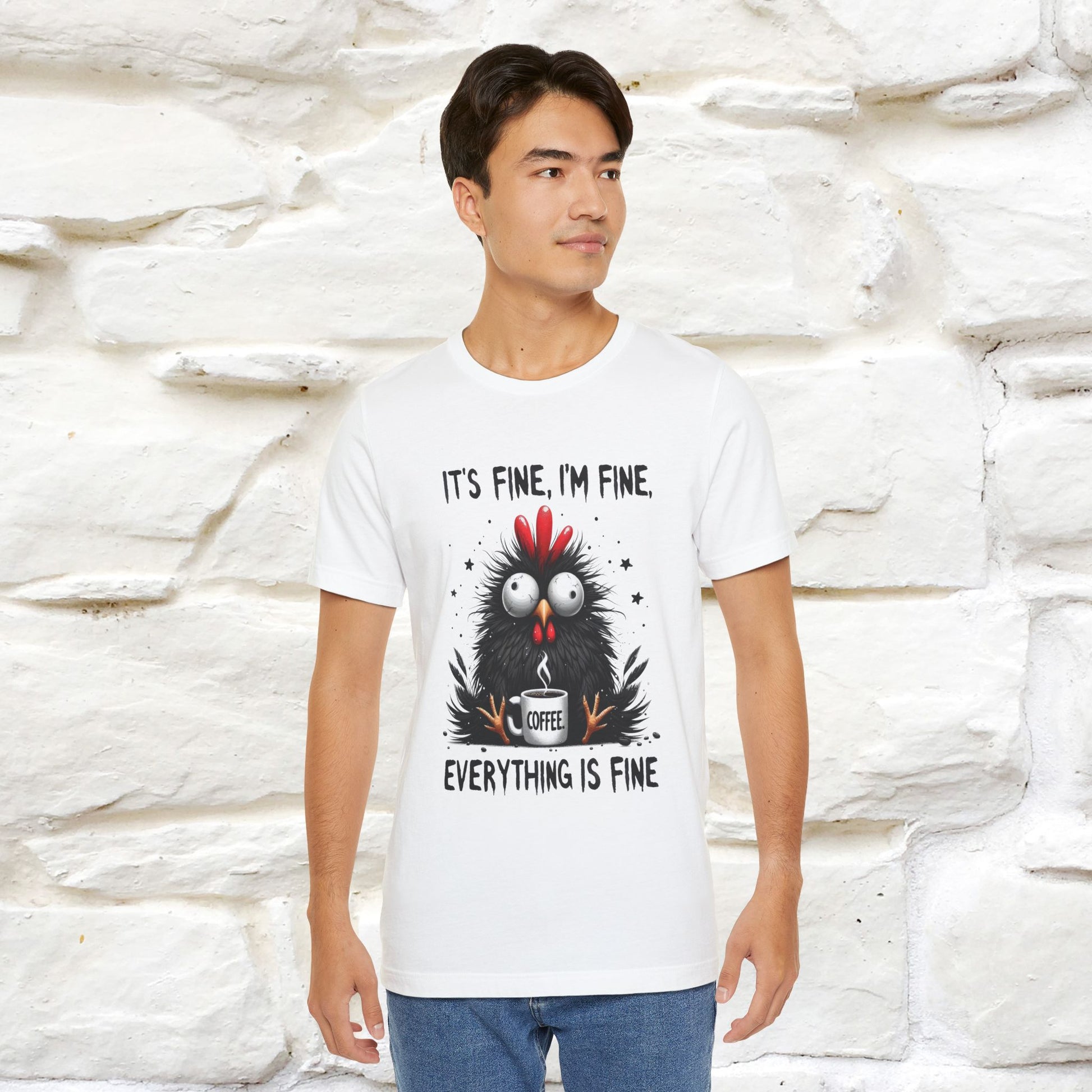 "Everything Is Fine" |Funny T-Shirt | Nunu&Miao Studio - Nunu&Miao Studio