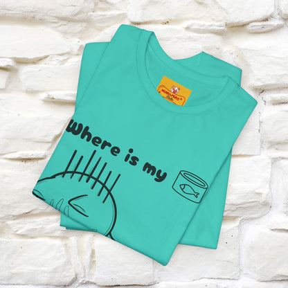 "Where Is My Tuna?" Cat T-Shirt | Nunu&Miao Studio - Nunu&Miao Studio