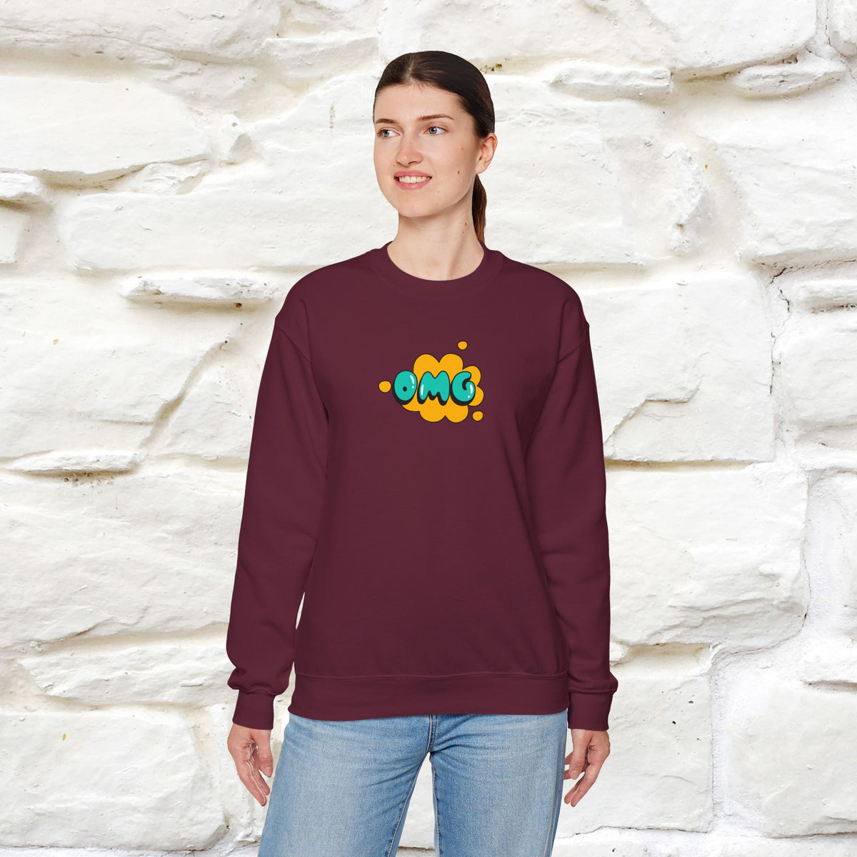 "OMG'' |Cat Sweatshirt | Nunu&Miao Studio