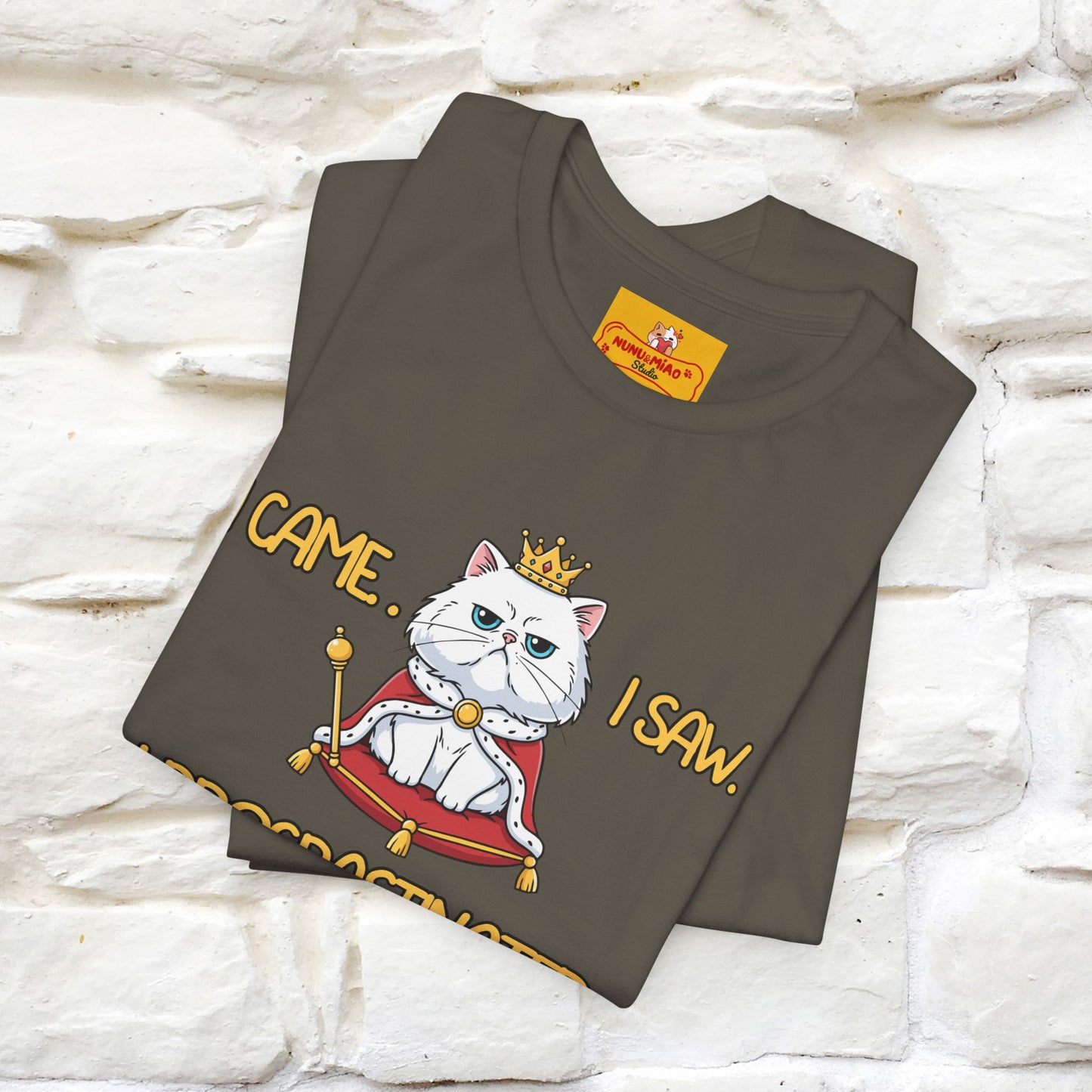 ''I came. I saw. I procrastinated.''| Funny T-Shirt | Nunu&Miao Studio