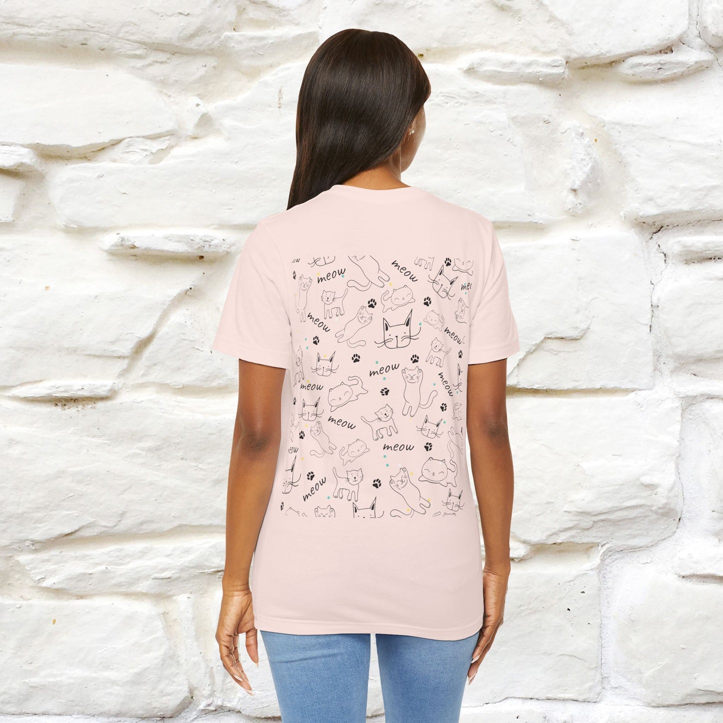 "Antidepressants" Cat T-Shirt | Front & Back Design | Nunu&Miao Studio - Nunu&Miao Studio