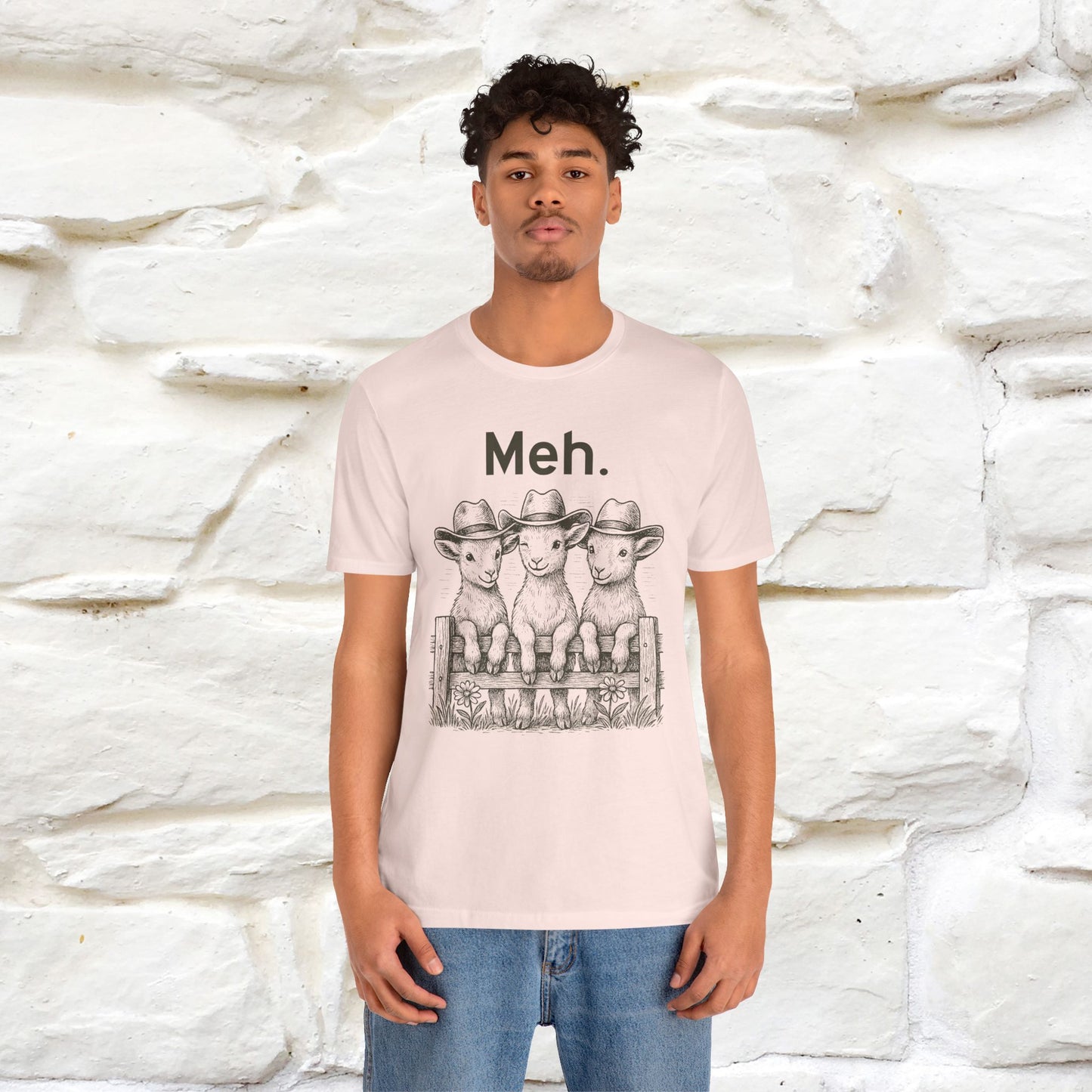 "Meh" Cute T-shirt |Nunu&Miao Studio - Nunu&Miao Studio