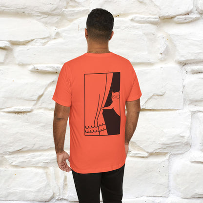 “Don’t trust atoms… they make up everything.” |  Cat T-Shirt | Front & Back Design | Nunu&Miao Studio