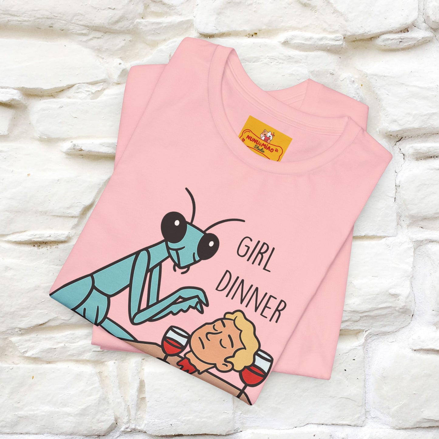 "Girl Dinner" Funny T-shirt |Nunu&Miao Studio - Nunu&Miao Studio