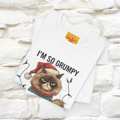 "I'm So Grumpy, I'm Not Even Talking To Myself" |Funny T-Shirt | Nunu&Miao Studio