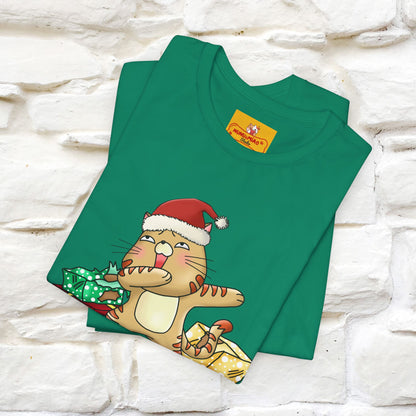 "Santa Claws" |Funny Cat T-Shirt | Nunu&Miao Studio