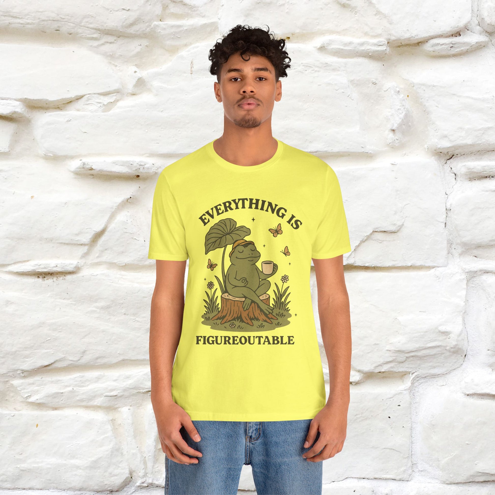 "Everything Is Fugureoutable"| Lifestyle Shirt |Nunu&Miao Studio - Nunu&Miao Studio