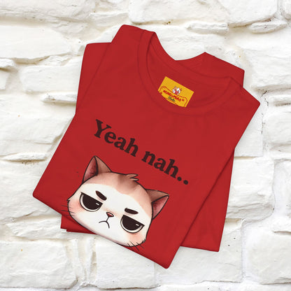 "Yeah Nah ... Not Today." |Funny Cat T-Shirt | Nunu&Miao Studio