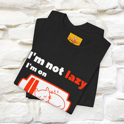 ''I am Not Lazy...'' Cat T-Shirt | Nunu&Miao Studio - Nunu&Miao Studio