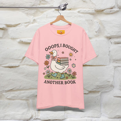 "Oooops I Bought Another Book" Funny Goose T-shirt |Nunu&Miao Studio - Nunu&Miao Studio