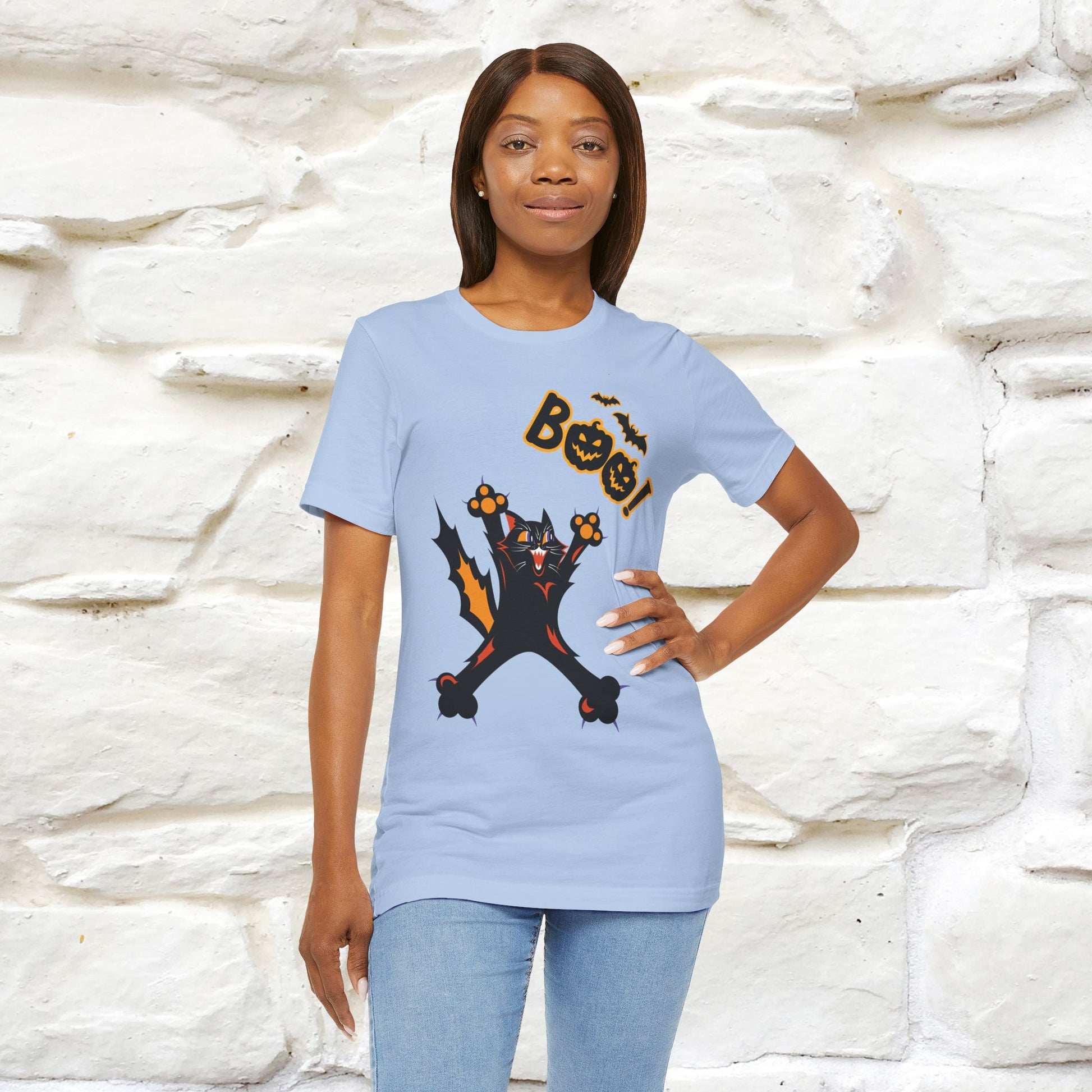 "Boo" Cat  T-shirt |Nunu&Miao Studio - Nunu&Miao Studio