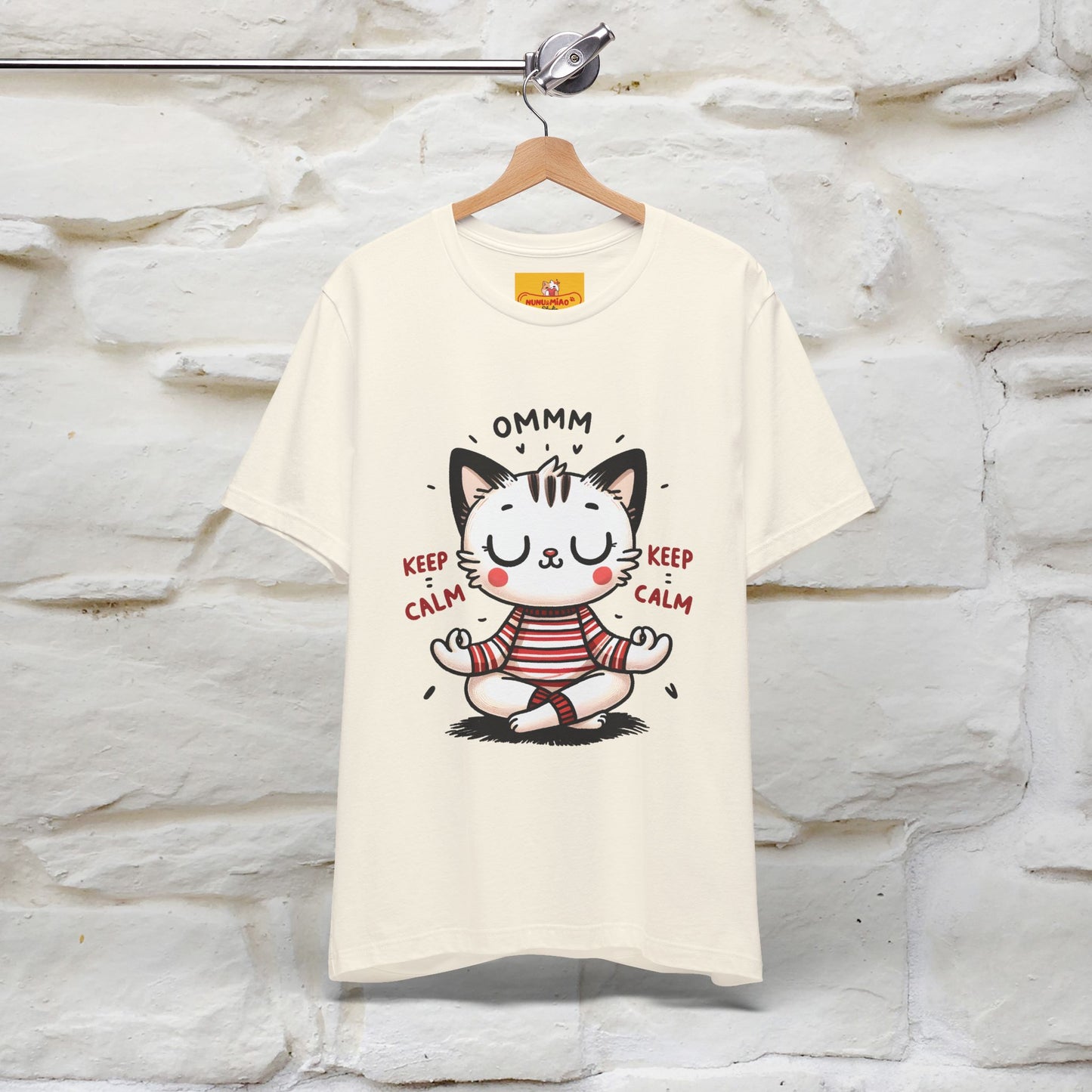 Ommm, Keep Calm | Relaxed Cat Shirt for Men & Women | 100% Cotton* - Nunu&Miao Studio