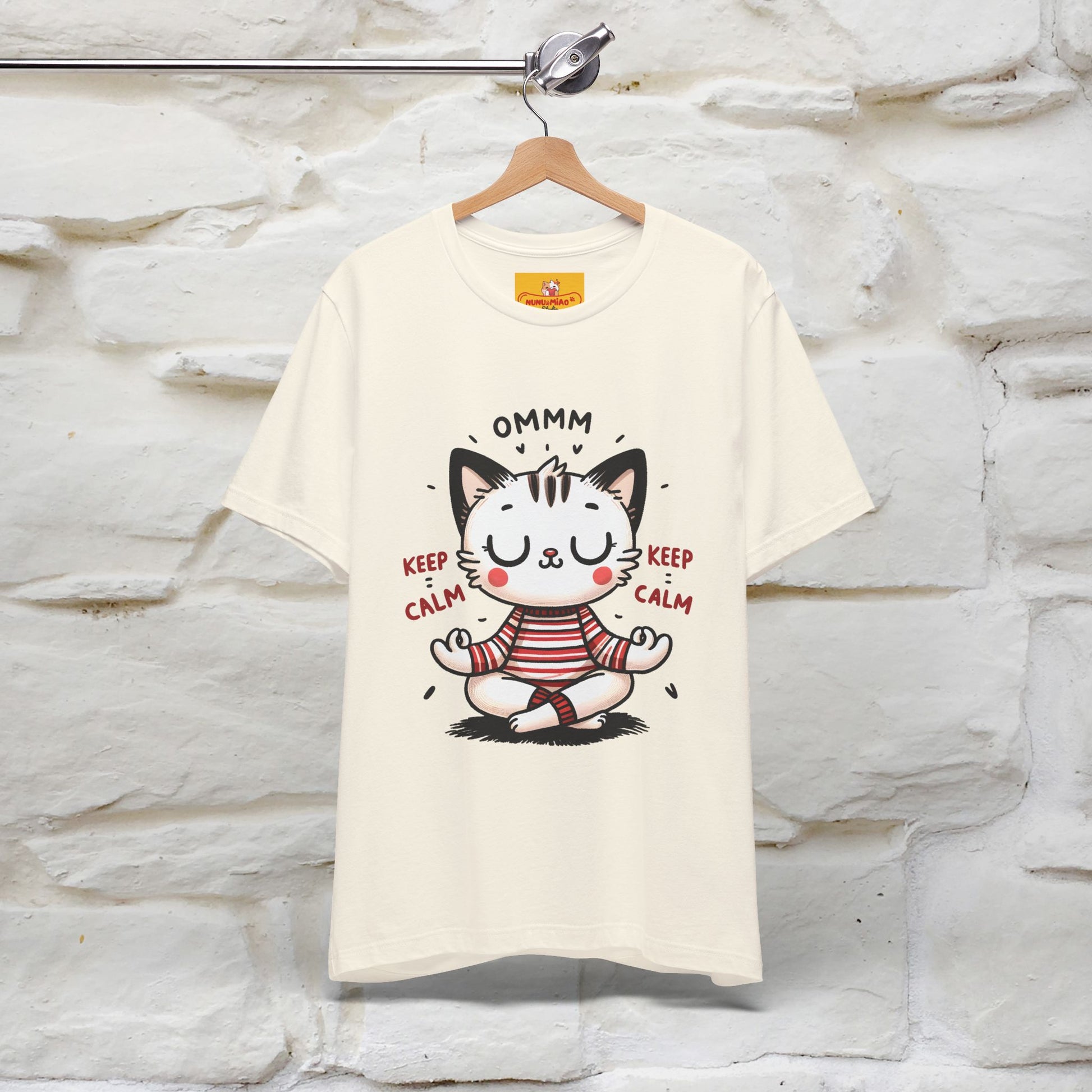 Ommm, Keep Calm | Relaxed Cat Shirt for Men & Women | 100% Cotton* - Nunu&Miao Studio