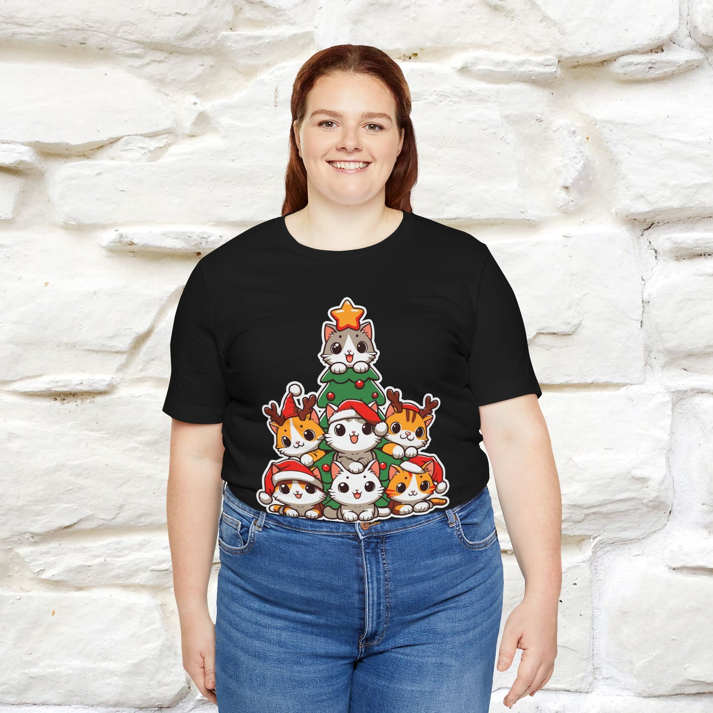 “Meowy Christmas” | Cat T-Shirt | Nunu&Miao Studio