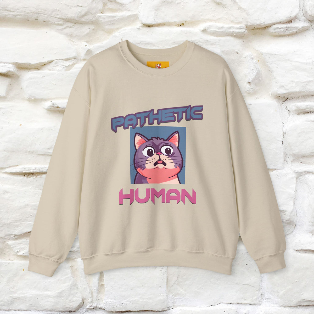 ''Pathetic Human'' |Cat Sweatshirt | Nunu&Miao Studio