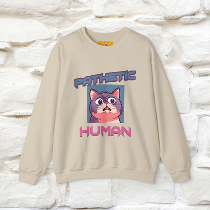 ''Pathetic Human'' |Cat Sweatshirt | Nunu&Miao Studio