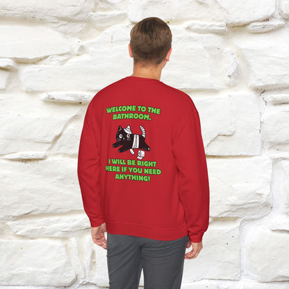 ''Welcome To The Bathroom...'' |Cat Sweatshirt | Nunu&Miao Studio
