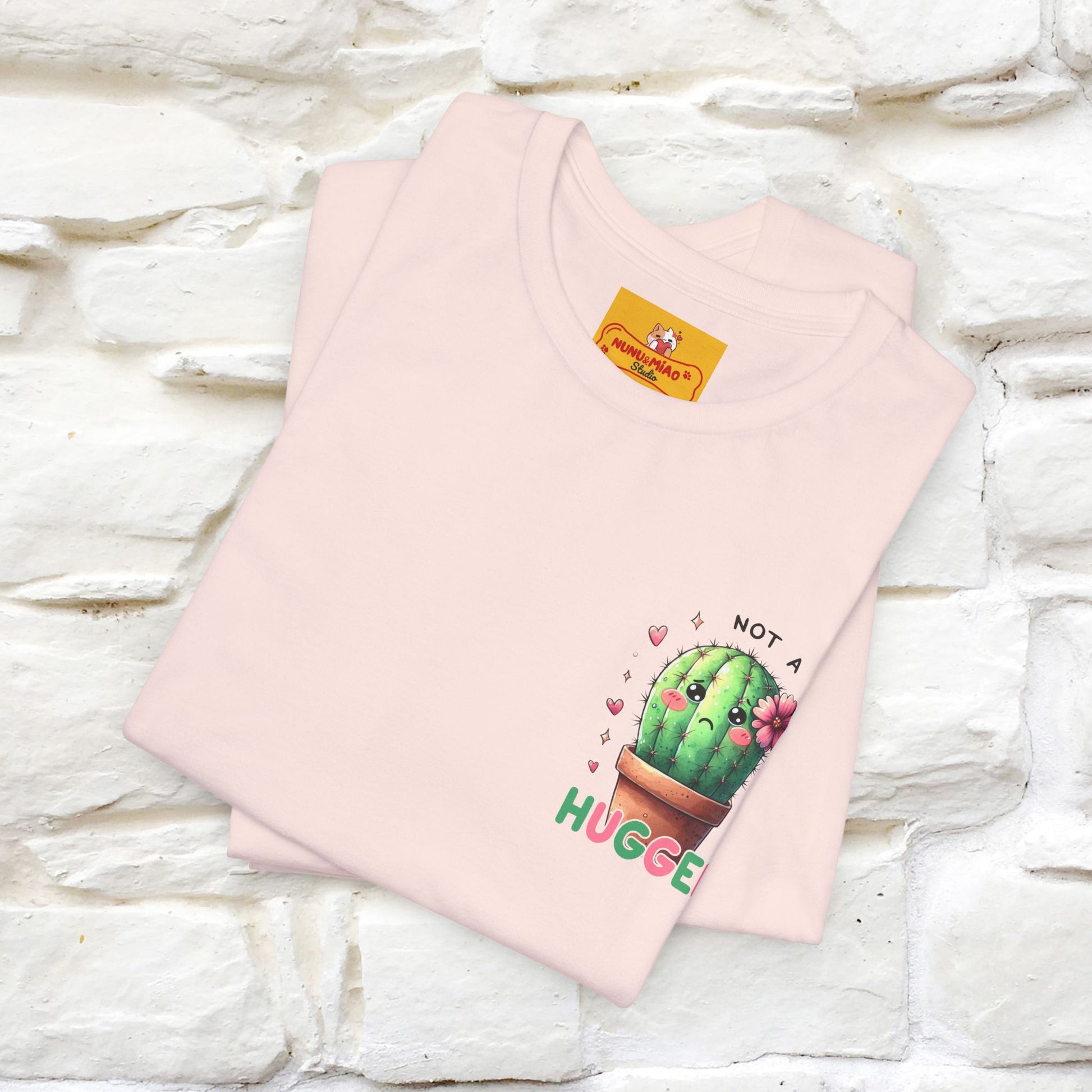 "Not A Hugger" |Funny T-Shirt | Front & Back Design|Nunu&Miao Studio - Nunu&Miao Studio