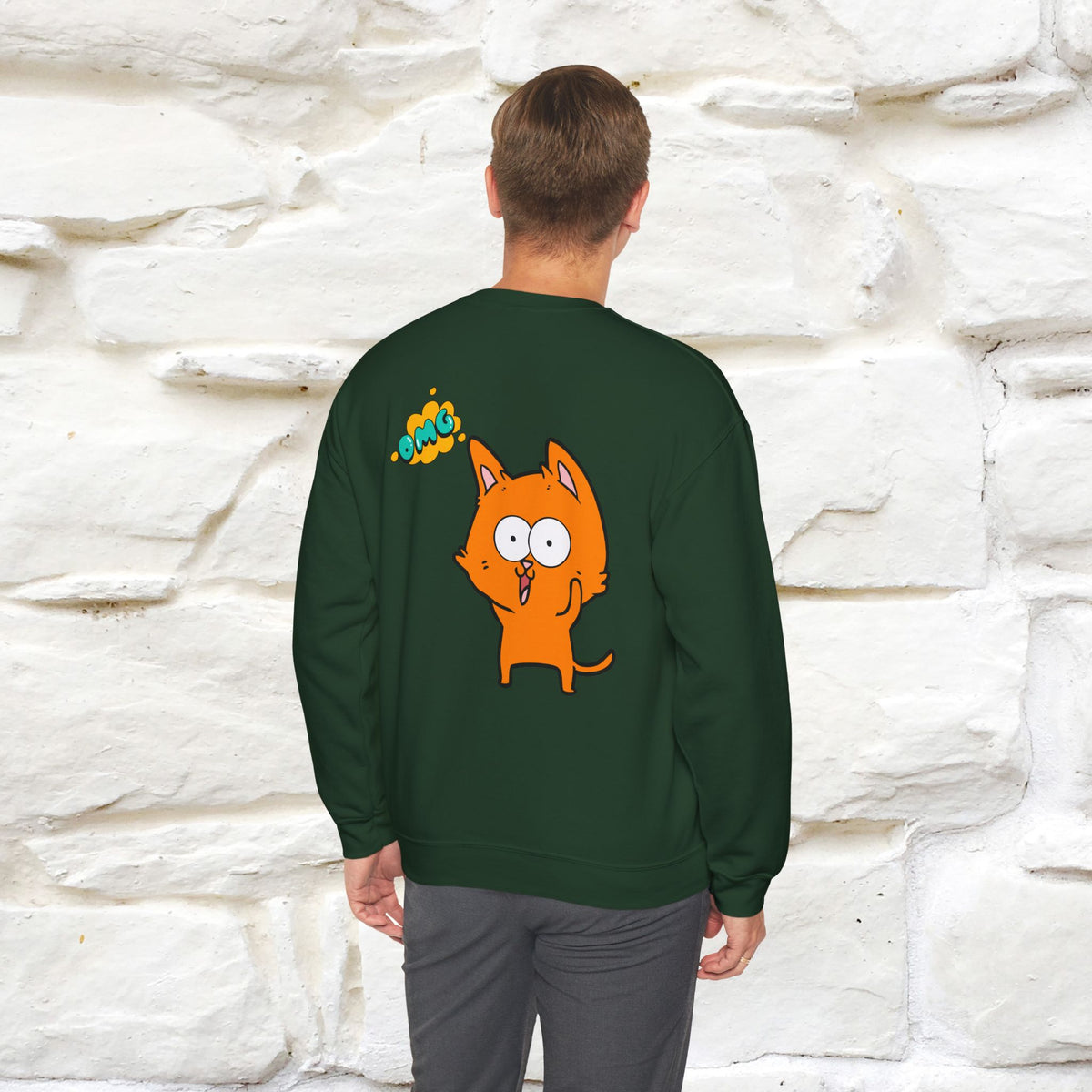 "OMG'' |Cat Sweatshirt | Nunu&Miao Studio