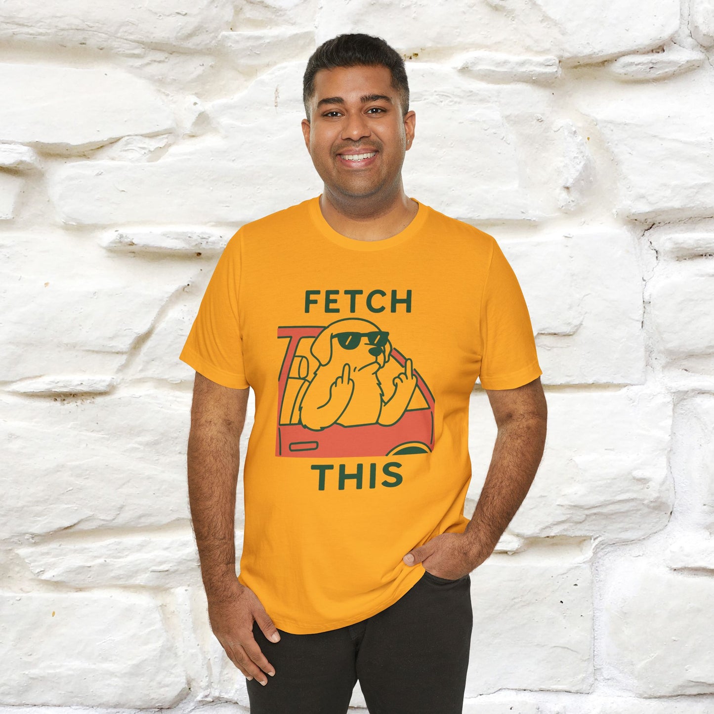 "Fetch This" Funny Dog T-shirt |Nunu&Miao Studio - Nunu&Miao Studio