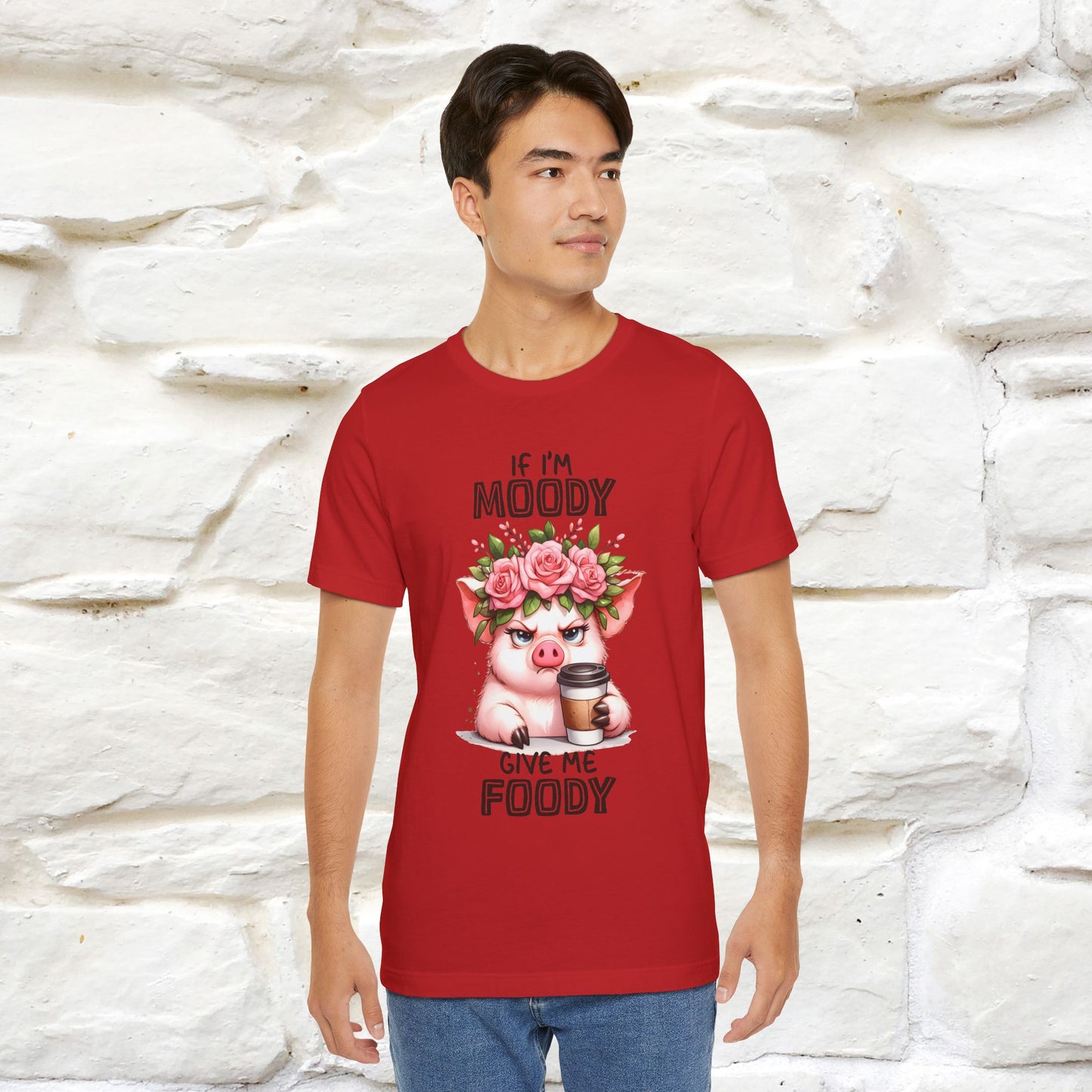 ''If I'm Moody Give Me Foody''| Funny T-Shirt | Nunu&Miao Studio
