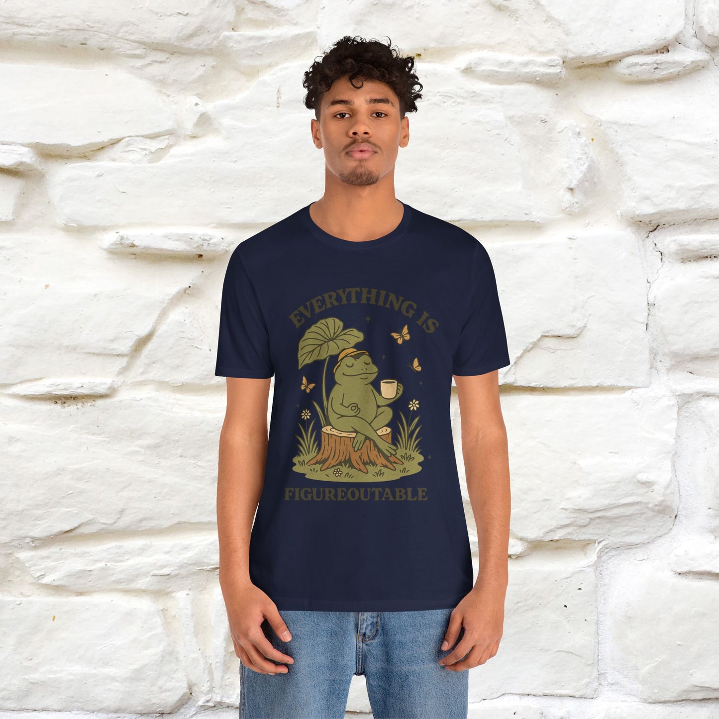 "Everything Is Fugureoutable"| Lifestyle Shirt |Nunu&Miao Studio - Nunu&Miao Studio