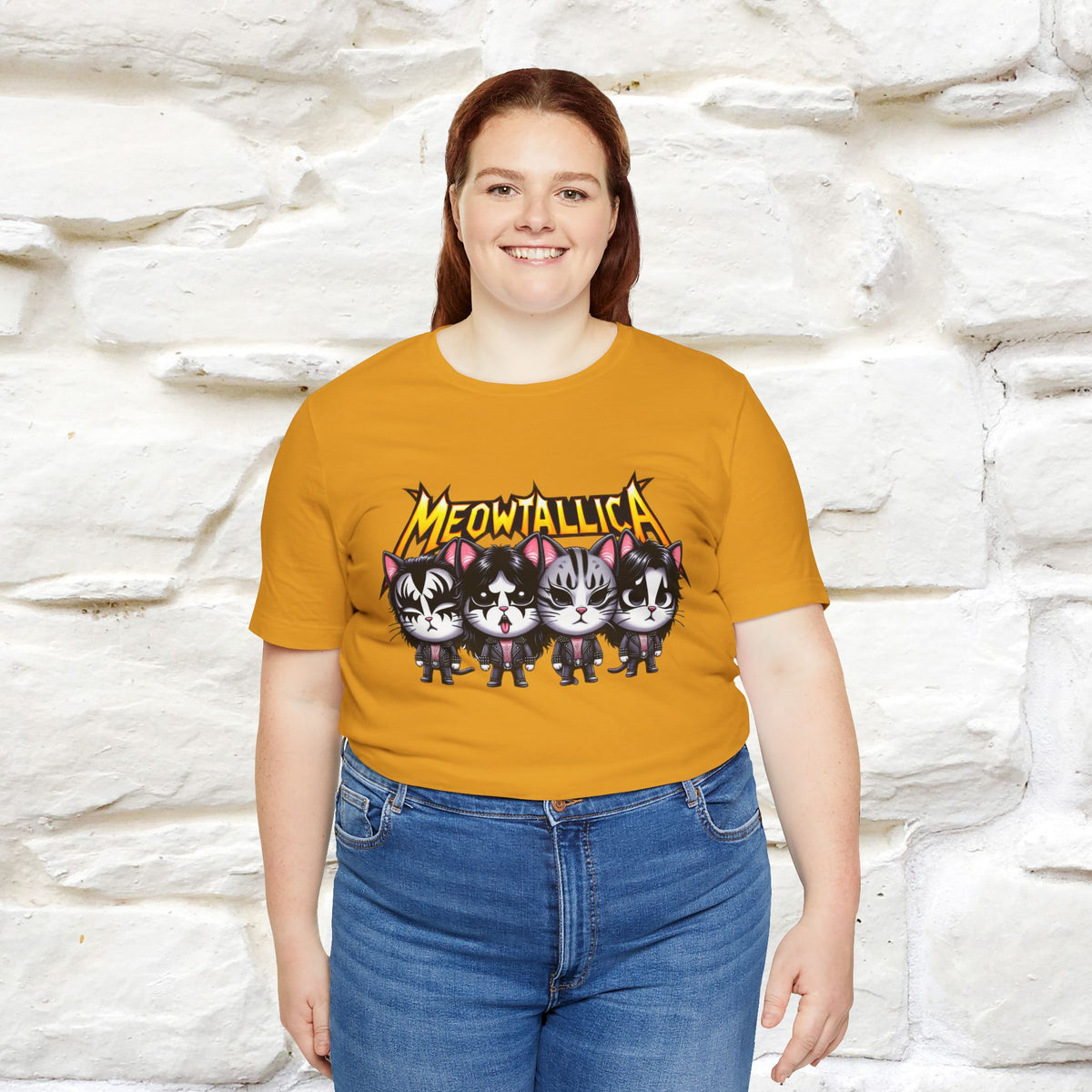 Meowtallica T-Shirt | Rock-Inspired Cat Tee| Nunu&Miao Studio