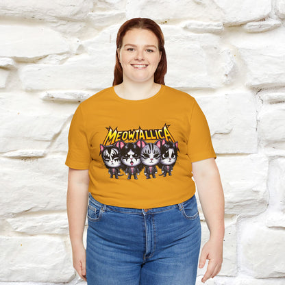 Meowtallica T-Shirt | Rock-Inspired Cat Tee| Nunu&Miao Studio