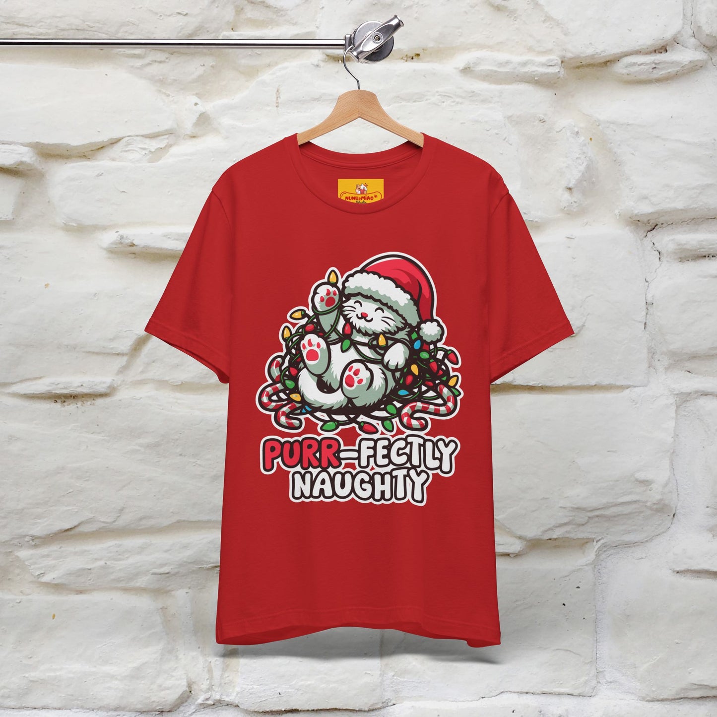“Purr-Fectly Naughty” | Cat T-Shirt | Nunu&Miao Studio
