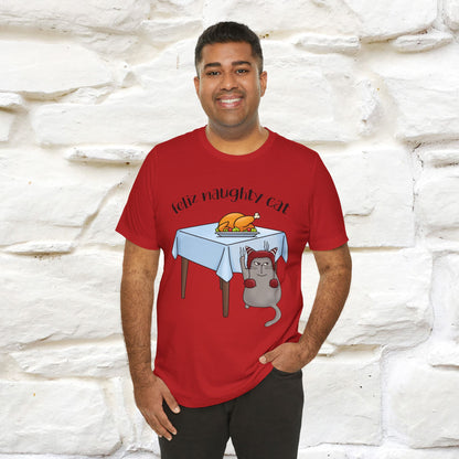 "Feliz Naughty Cat" |Funny Cat T-Shirt | Nunu&Miao Studio