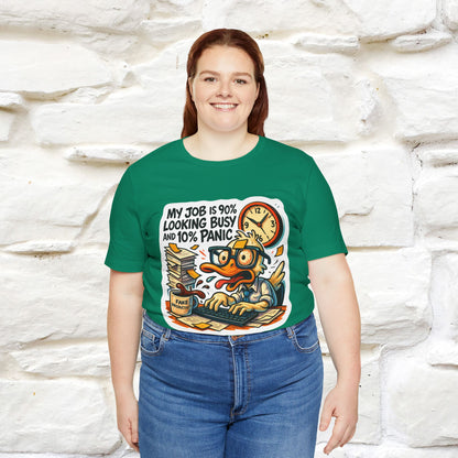 '' My Job is 90% Looking Busy ... |  Sarcastic T-Shirt | Nunu&Miao Studio