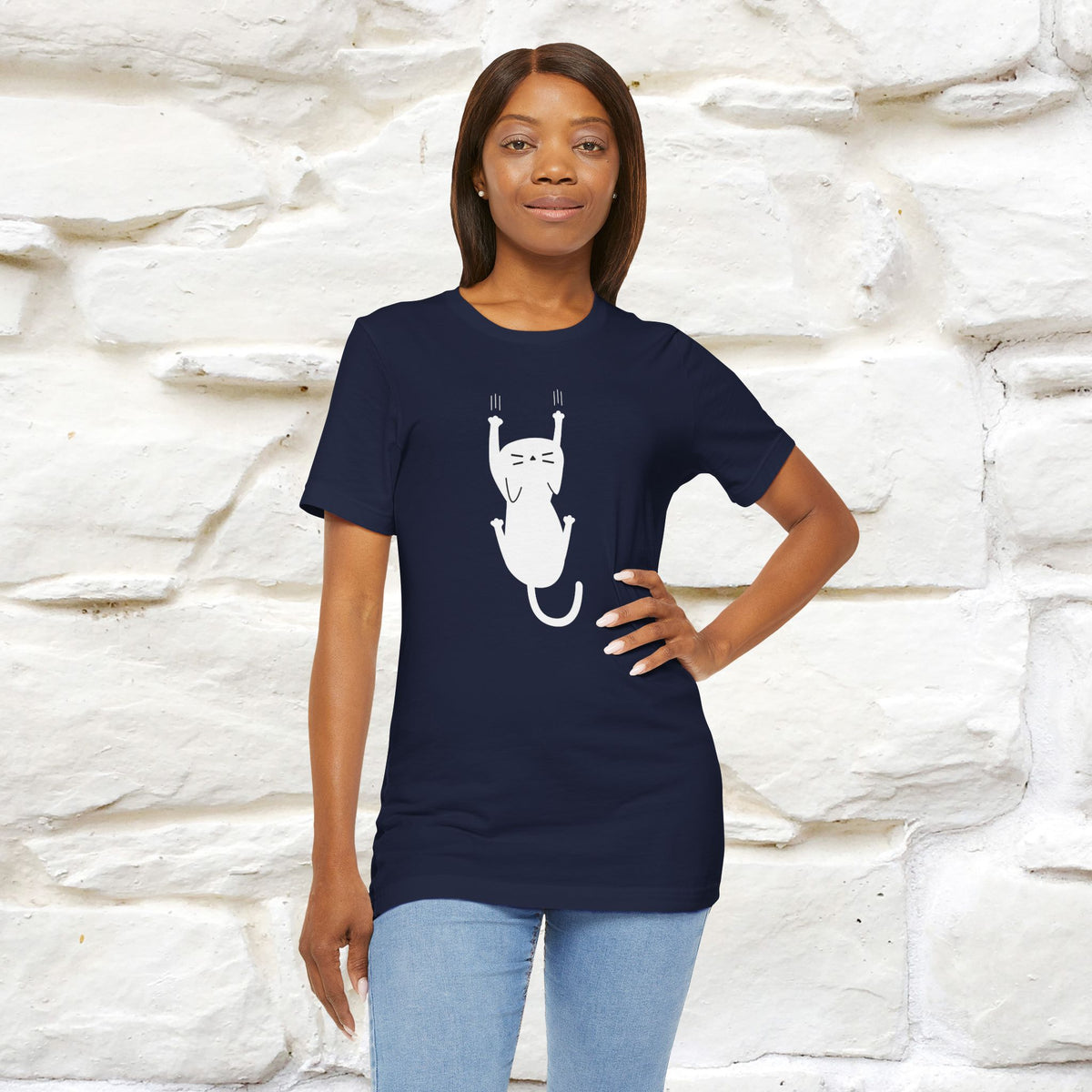 "“I Am in a Toxic Relationship"  Funny Cat T-Shirt | Front & Back Design | Nunu&Miao Studio