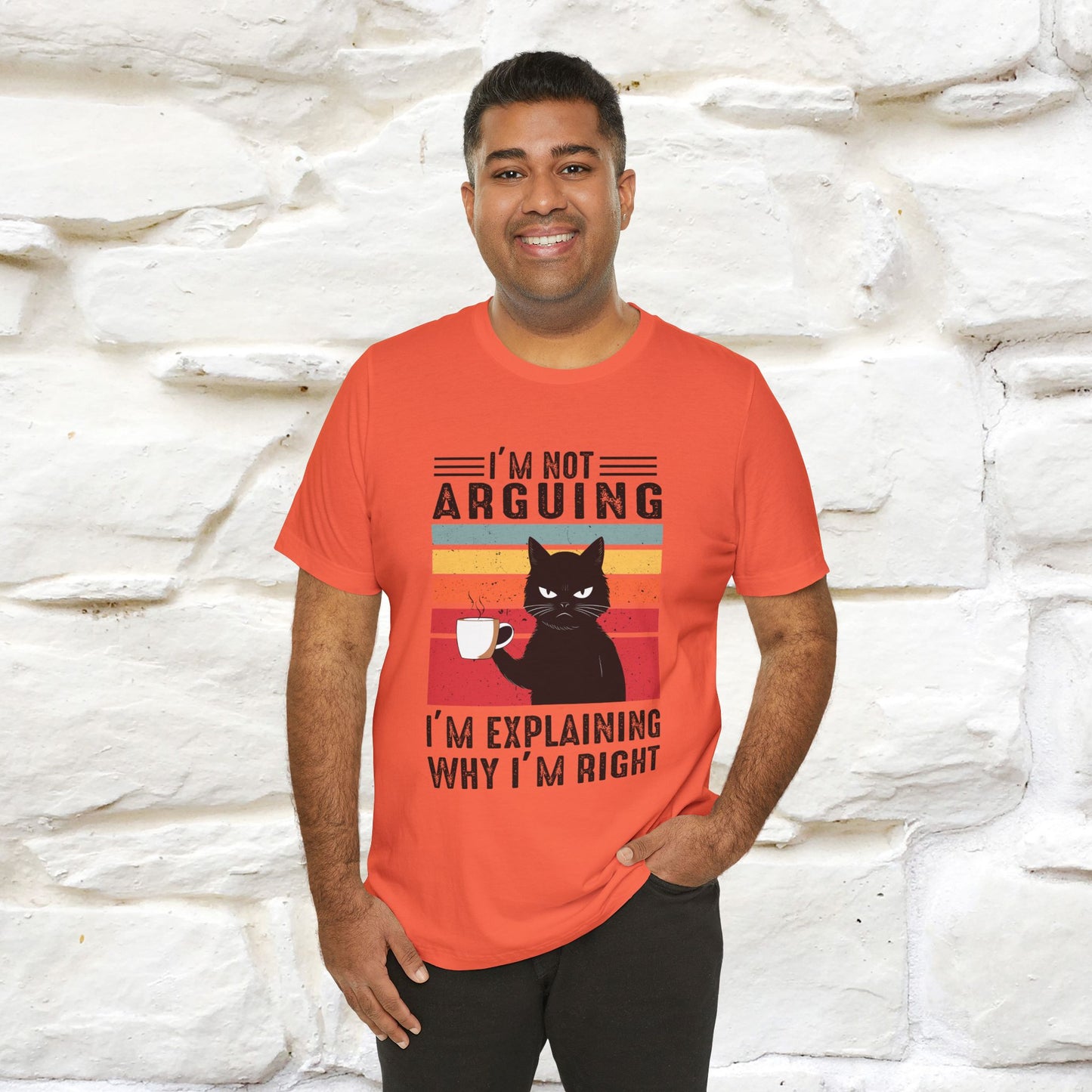 I’m Not Arguing, I’m Explaining Why I’m Right Cat T-Shirt  Nunu&Miao Studio - Nunu&Miao Studio