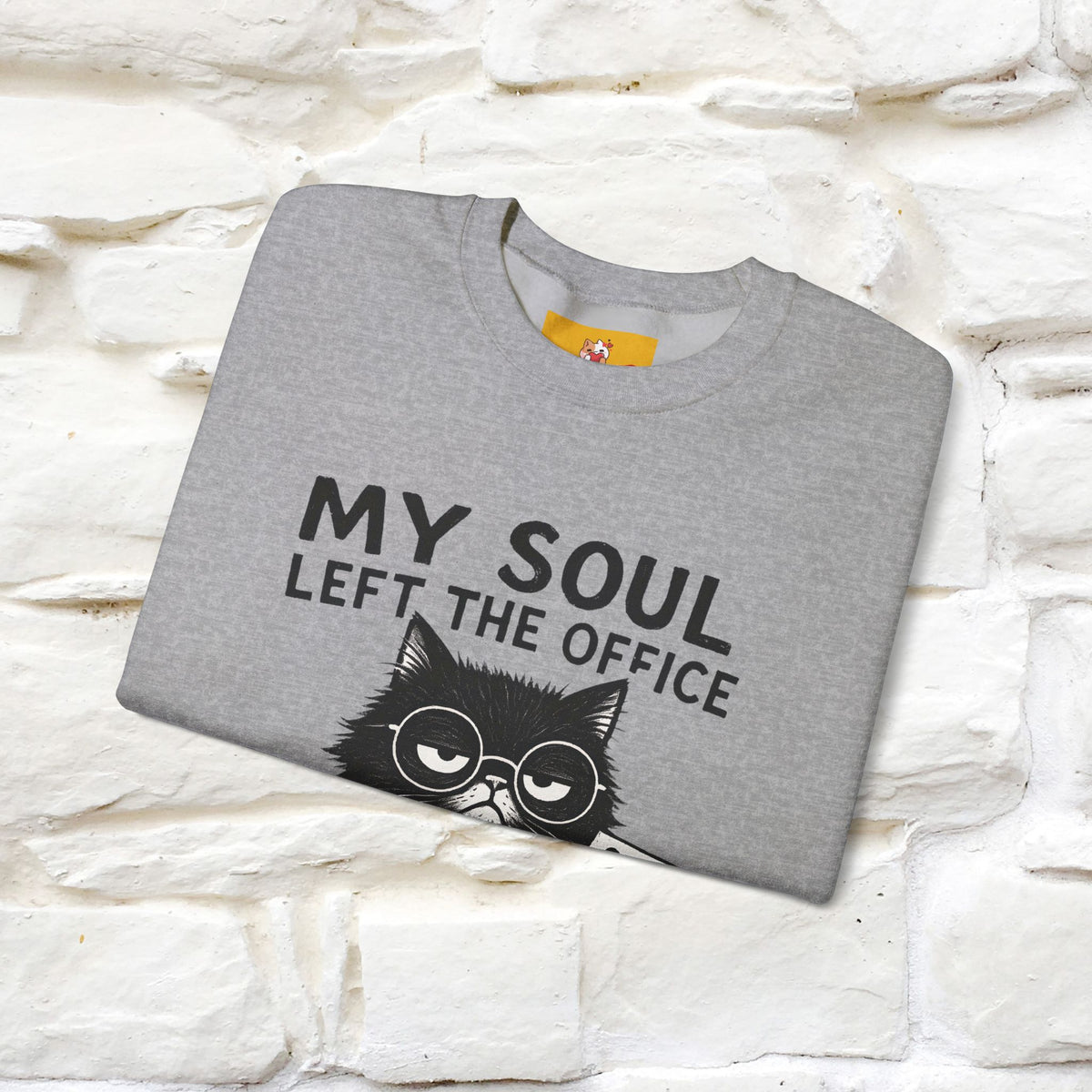 ''My Sould Left The ...'' | Cute Cat Sweatshirt | Nunu&Miao Studio