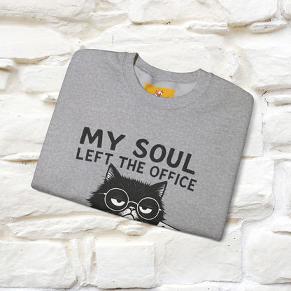 ''My Sould Left The ...'' | Cute Cat Sweatshirt | Nunu&Miao Studio