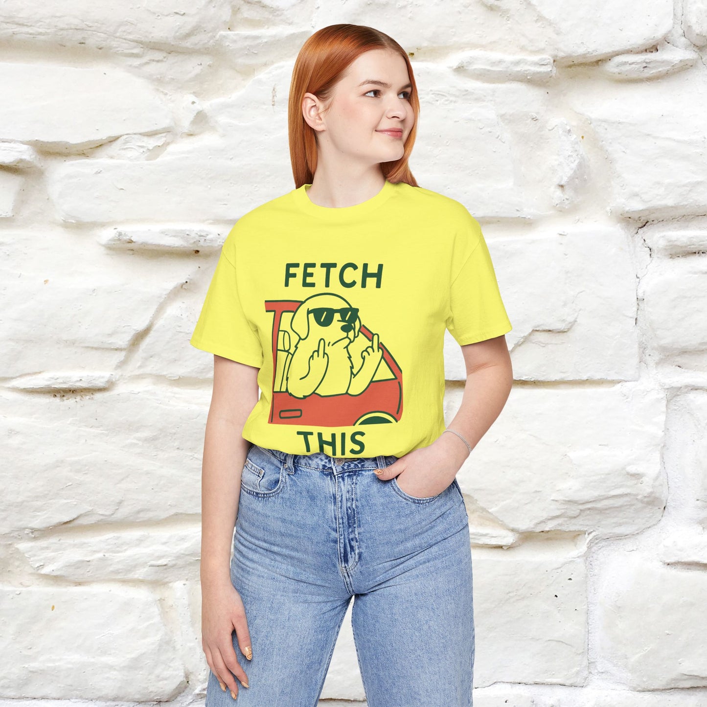 "Fetch This" Funny Dog T-shirt |Nunu&Miao Studio - Nunu&Miao Studio