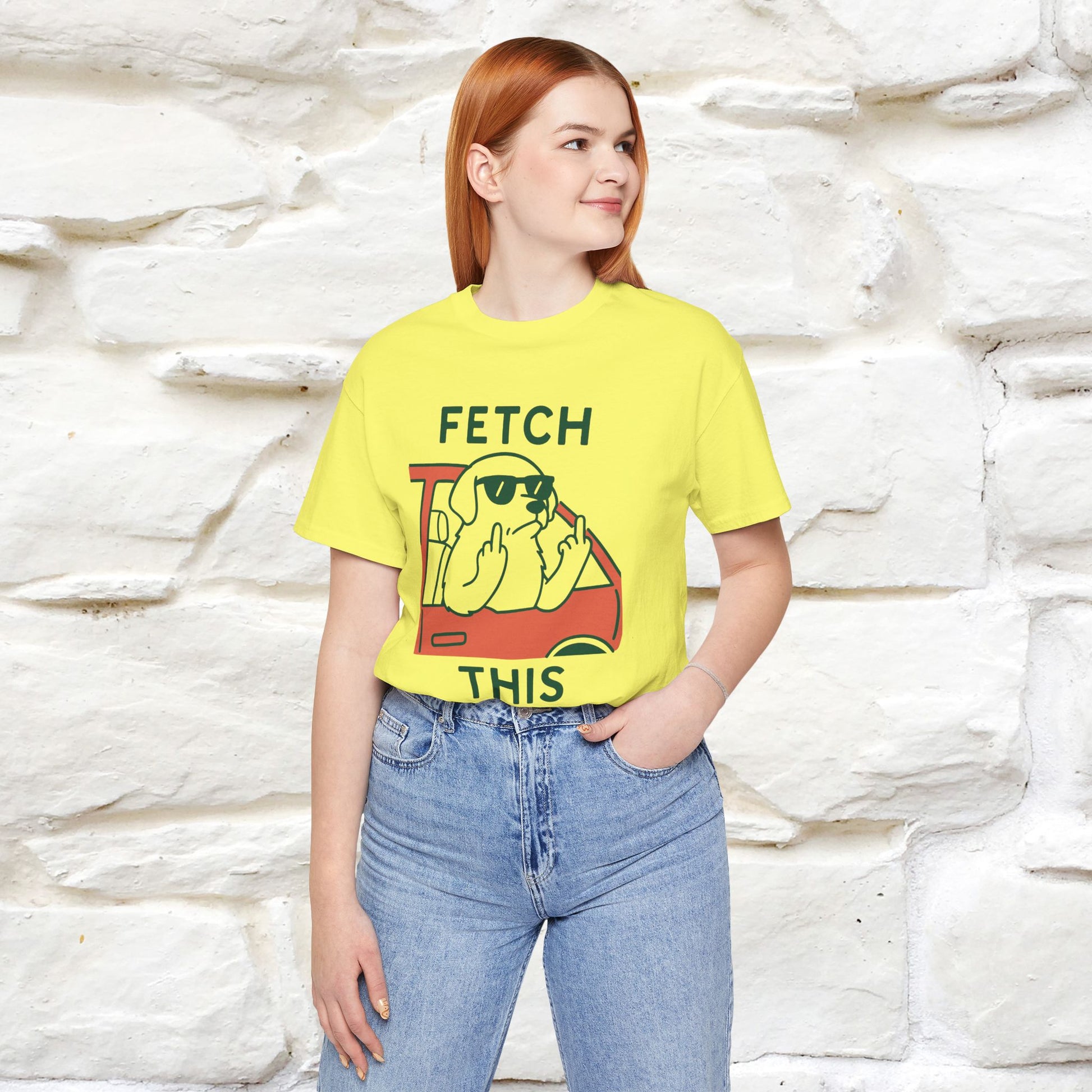 "Fetch This" Funny Dog T-shirt |Nunu&Miao Studio - Nunu&Miao Studio