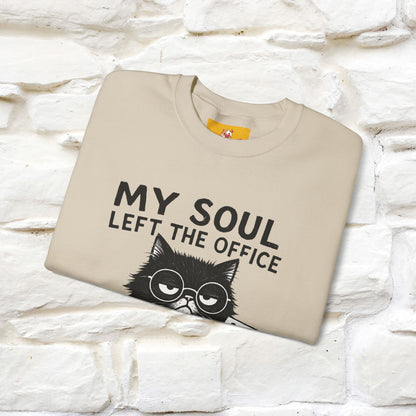 ''My Sould Left The ...'' | Cute Cat Sweatshirt | Nunu&Miao Studio